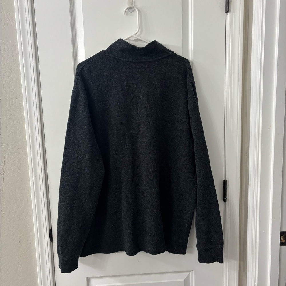 Ralph Lauren Men's Dark Grey Zip-Up Sweater - Picture 5 of 8